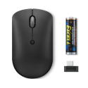 Lenovo 400 - Mouse - right and left-handed - optical - 3 buttons - wireless - 2.4 GHz - USB wireless receiver - black - for ThinkBook 15p G2 ITH; ThinkCentre M90; ThinkPad T15p Gen 2; V14 G2 IJL; V15 G2 IJL