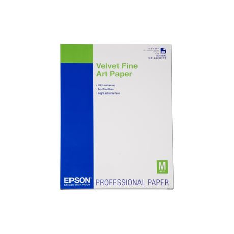 Epson Fine Art Velvet - Velvet - A2 (420 x 594 mm) 25 sheet(s) fine art paper - for SureColor P5000, P800, SC-P10000, P20000, P5000, P7500, P900, P9500 - 1