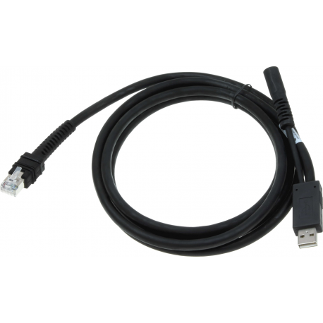 Zebra - Data cable - USB (M) - 12 V - 2.13 m - molded - 0