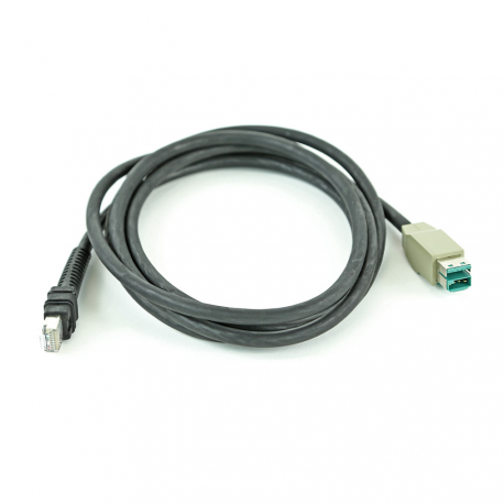 Zebra - PoweredUSB cable - USB PlusPower (12 V) (M) - 12 V - 2.13 m - for Symbol DS7708-SR; Zebra DS7708-SR - 0