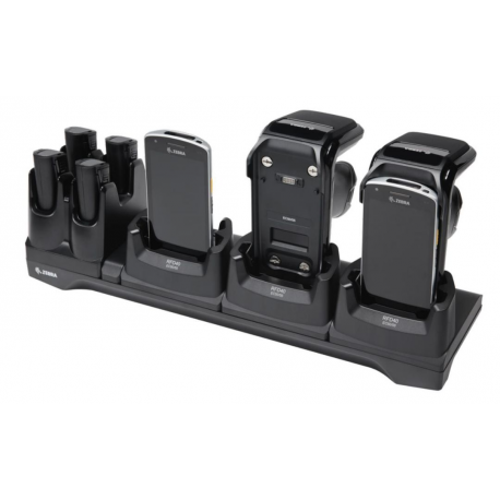 Zebra Multi-slot Charge Only Cradles - Docking cradle - for Zebra EC50, EC55, RFD40 UHF RFID Standard Sled - 0