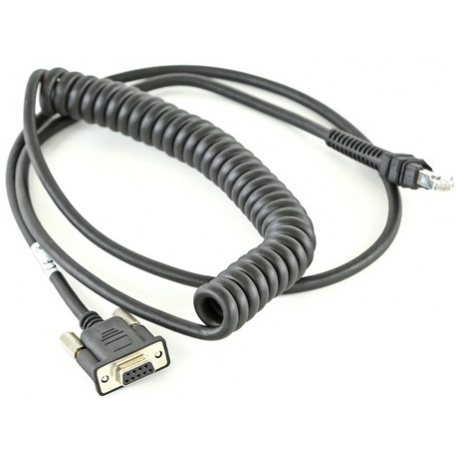 Zebra - USB cable - 2.74 m - coiled - for Zebra DS3608, DS3678, LI3608, LI3678, VC5090 - 2