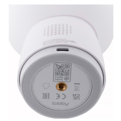 Aqara Camera Hub G3 - Network surveillance camera - pan / tilt - indoor - colour - 2304 x 1296 - 2K - audio - wireless - Wi-Fi - Zigbee 3.0 - H.264 - DC 5 V - 2