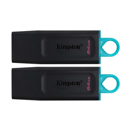 Kingston DataTraveler Exodia - USB flash drive - 64 GB - USB 3.2 Gen 1 (pack of 2) - 0