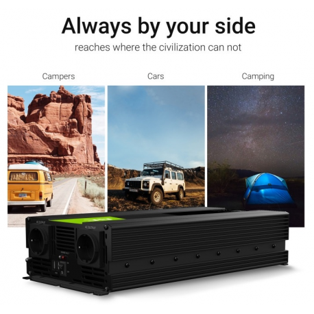 Orvaldi INV12-120W - UPS - AC 220/230/240 V - 120 Watt - no battery - output connectors: 2 - 2