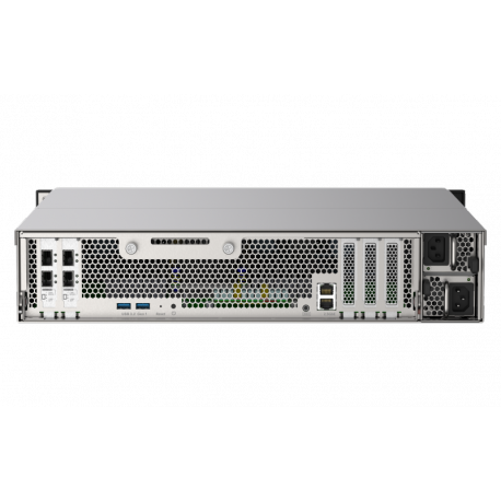 QNAP TS-H2490FU-7302P-256G - NAS server - 24 bays - rack-mountable - PCI Express 3.0 x4 (NVMe) - RAID 0, 1, 5, 6, 10, 50, JBOD, 60 - RAM 256 GB - 25 Gigabit Ethernet - iSCSI support - 5