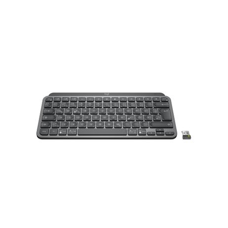 Logitech MX Keys Mini for Business - Keyboard - backlit - wireless - Bluetooth LE - QWERTY - German - graphite - 1