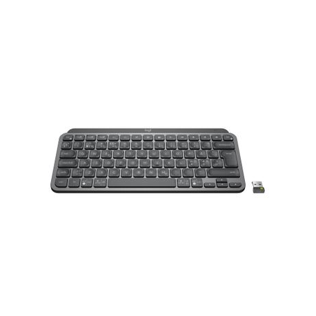 Logitech MX Keys Mini for Business - Keyboard - backlit - wireless - Bluetooth LE - QWERTY - Pan Nordic - graphite - 1