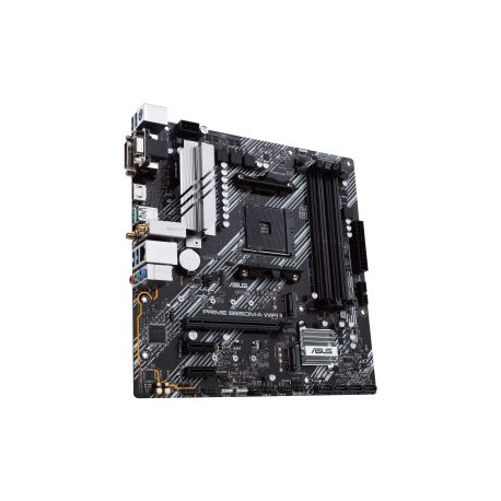 ASUS PRIME B550M-A WIFI II - Motherboard - micro ATX - Socket AM4 - AMD B550 Chipset - USB 3.2 Gen 1, USB 3.2 Gen 2 - Gigabit LAN, Wi-Fi, Bluetooth - onboard graphics (CPU required) - HD Audio (8-channel) - 2