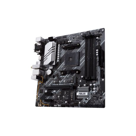 ASUS PRIME B550M-A WIFI II - Motherboard - micro ATX - Socket AM4 - AMD B550 Chipset - USB 3.2 Gen 1, USB 3.2 Gen 2 - Gigabit LAN, Wi-Fi, Bluetooth - onboard graphics (CPU required) - HD Audio (8-channel) - 3