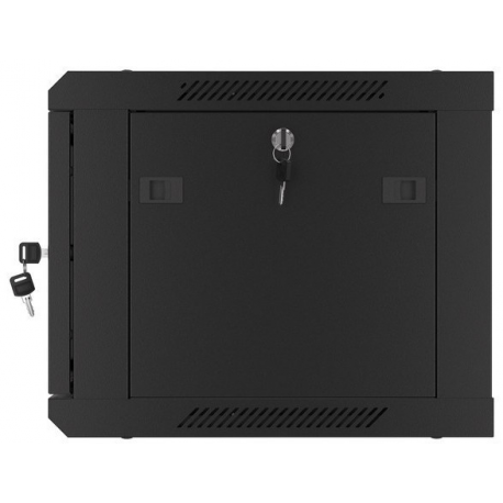 Lanberg WF01-6406-00B - Rack cabinet - wall mountable - black, RAL 9004 - 6U - 19" - 4