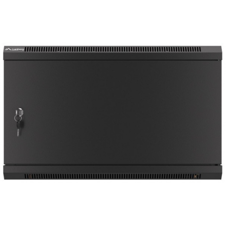 Lanberg WF01-6406-00B - Rack cabinet - wall mountable - black, RAL 9004 - 6U - 19" - 6