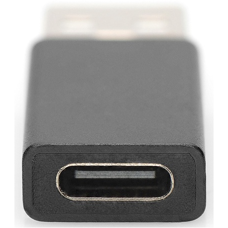DIGITUS - USB adapter - USB-C (F) to USB (M) - USB 3.0 - 3 A - black - 3