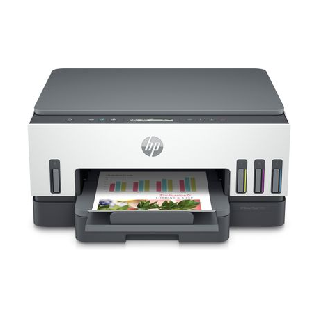 HP Smart Tank 7005 All-in-One - Multifunction printer - colour - ink-jet - refillable - Letter A (216 x 279 mm) / A4 (210 x 297 mm) (original) - A4 / Legal (media) - up to 15 ppm (printing) - 250 sheets - USB 2.0, Wi-Fi(ac), Bluetooth - 8