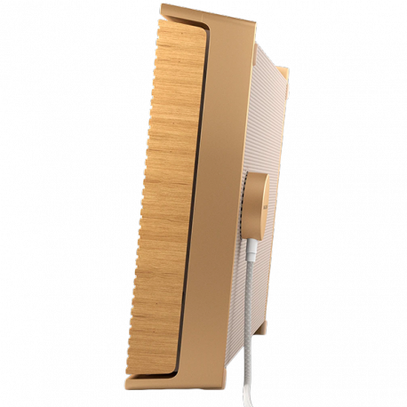 Bang & Olufsen BeoSound Level - Speaker - for portable use - wireless - Ethernet, Fast Ethernet, Wi-Fi, Bluetooth - App-controlled - 105 Watt - 3-way - gold tone (grille colour - light oak) - 3
