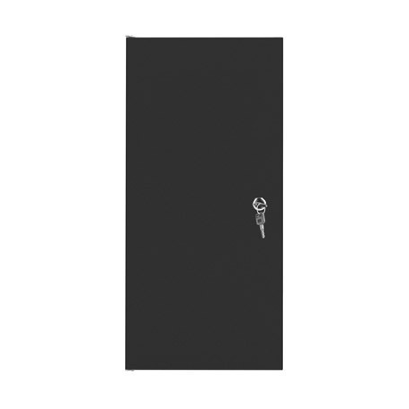 Lanberg - Rack cabinet - wall mountable - black, RAL 9004 - 12U - 10" - 1