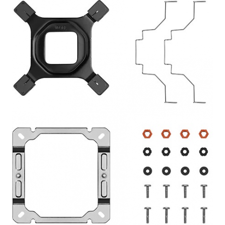 Deepcool AK400 - Processor cooler - (for: LGA1155, LGA1150, LGA1151, AM4, LGA1200, LGA1700) - 120 mm - 4