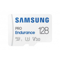Samsung PRO Endurance MB-MJ128KA - Flash memory card (microSDXC to SD adapter included) - 128 GB - Video Class V30  /  UHS-I U3  /  Class10 - microSDXC UHS-I - white