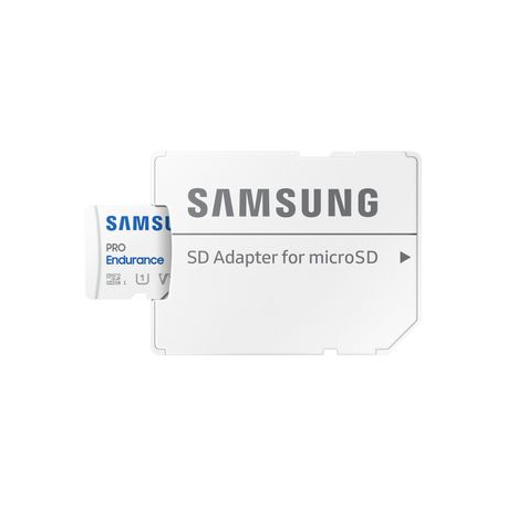 Samsung PRO Endurance MB-MJ32KA - Flash memory card (microSDHC to SD adapter included) - 32 GB - Video Class V10  /  UHS-I U1  /  Class10 - microSDHC UHS-I - white - 4
