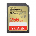 SanDisk Extreme - Flash memory card - 256 GB - Video Class V30 / UHS-I U3 / Class10 - SDHC UHS-I