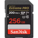 SanDisk Extreme Pro - Flash memory card - 256 GB - Video Class V30 / UHS-I U3 / Class10 - SDXC UHS-I