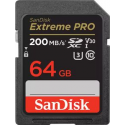 SanDisk Extreme Pro - Flash memory card - 64 GB - Video Class V30 / UHS-I U3 / Class10 - SDXC UHS-I