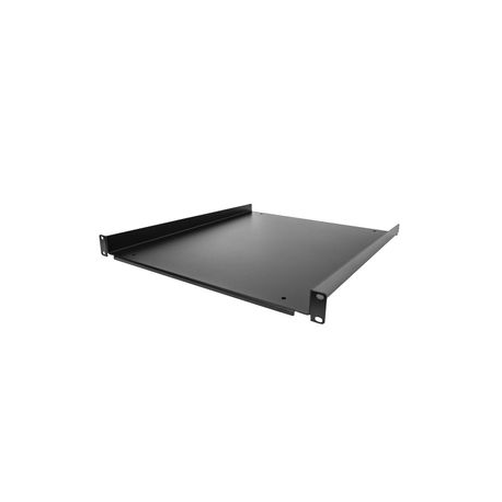 StarTech.com 1U Server Rack Shelf - Universal Rack Mount Cantilever Shelf for 19" Network Equipment Rack & Cabinet - Durable Design - Weight Capacity 55lb / 25kg - 20" Deep Tray (SHELF-1U-20-FIXED-S) - Rack shelf - 1U - 19" - 0