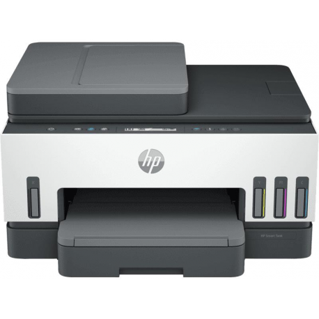 HP Smart Tank 750 All-in-One - Multifunction printer - colour - ink-jet - refillable - Letter A (216 x 279 mm) / A4 (210 x 297 mm) (original) - A4 / Legal (media) - up to 13 ppm (copying) - up to 15 ppm (printing) - 250 sheets - USB 2.0, LAN, Wi-Fi(n), Bluetooth - 1