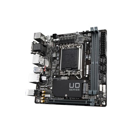 Gigabyte H610I DDR4 - 1.0 - motherboard - mini ITX - LGA1700 Socket - H610 - 2