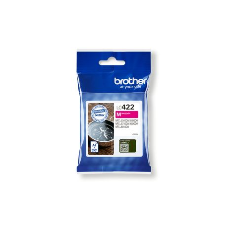Brother LC422M - Magenta - original - ink cartridge - for Brother MFC-J5340DW, MFC-J5740DW, MFC-J6540DW, MFC-J6940DW - 0