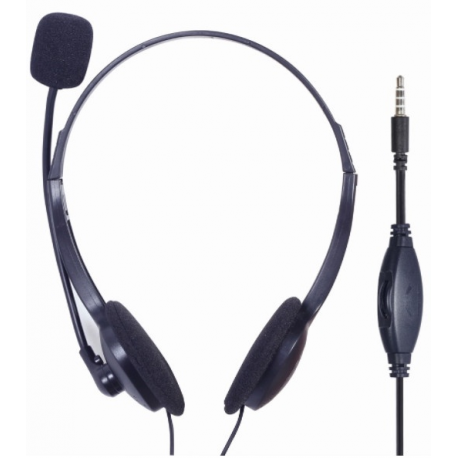 Gembird KBS-UO4-01 - 4-in-1 office kit - keyboard, mouse, headset and mouse pad set - USB - QWERTY - US - colour box - 4