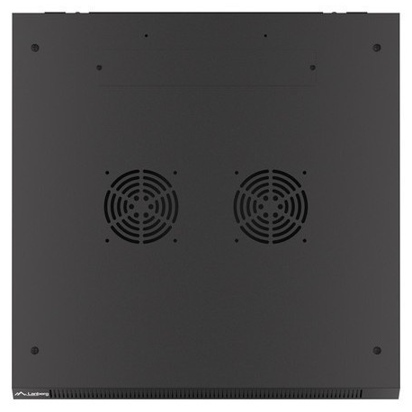 Lanberg WF01-6606-00B - Rack cabinet - wall mountable - black, RAL 9004 - 6U - 19" - 3