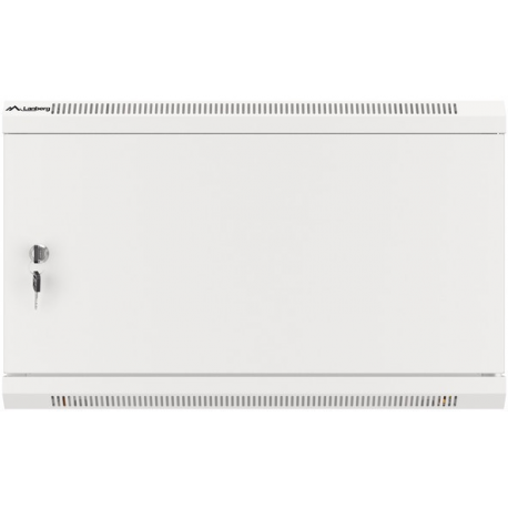 Lanberg WF01-6606-00S - Rack cabinet - wall mountable - grey, RAL 7035 - 6U - 19" - 0