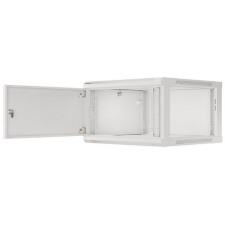 Lanberg WF01-6606-00S - Rack cabinet - wall mountable - grey, RAL 7035 - 6U - 19" - 5