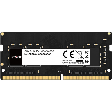 Lexar - DDR4 - module - 8 GB - SO-DIMM 260-pin - 3200 MHz / PC4-25600 - CL19 - 1.2 V - unbuffered - non-ECC - 0