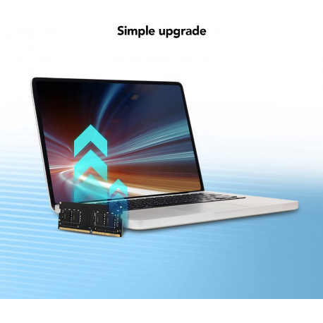 Lexar - DDR4 - module - 8 GB - SO-DIMM 260-pin - 3200 MHz / PC4-25600 - CL19 - 1.2 V - unbuffered - non-ECC - 1