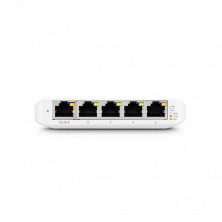 Ubiquiti UniFi Switch USW Flex Mini - Switch - smart - 4 x 10/100/1000 + 1 x 10/100/1000 (PoE+) - desktop - PoE+ (pack of 3) - 1