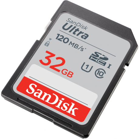 SanDisk Ultra - Flash memory card - 32 GB - UHS-I U1  /  Class10 - SDHC UHS-I - 2