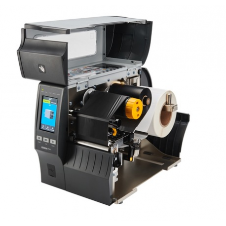Zebra ZT400 Series ZT411 - Label printer - direct thermal / thermal transfer - Roll (11.4 cm) - 203 dpi - up to 356 mm / sec - USB 2.0, LAN, serial, USB host, Wi-Fi(ac), Bluetooth 4.1 - tear bar - 3