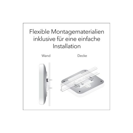 NETGEAR Insight WAX610 - Radio access point - Wi-Fi 6 - 2.4 GHz, 5 GHz - cloud-managed - 11