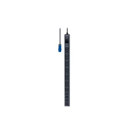 APC Easy Basic Rack PDU EPDU1116B - Power distribution unit (rack-mountable) - AC 200 / 208 / 230 V - 3680 VA - input: IEC 60309 2P+E - output connectors: 24 (4 x IEC 60320 C19, 20 x IEC 60320 C13) - 0U - 3 m cord - black - for P / N: AR9300SP, AR9300SP-R, AR9307SP, AR9307SP-R, SMC1000I-2UC, SMC1000IC, SMC1500I-2UC - 3