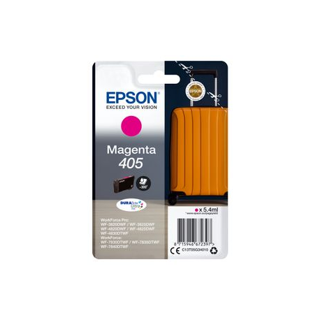 Epson 405 - 5.4 ml - magenta - original - ink cartridge - for WorkForce WF-7310, 7830, 7835, 7840; WorkForce Pro WF-3820, 3825, 4820, 4825, 4830, 7840 - 2