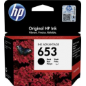 HP 653 - 6 ml - black - original - Ink Advantage - ink cartridge - for Deskjet 2776, Ink Advantage 2374; DeskJet Plus Ink Advantage 6075, Ink Advantage 64XX