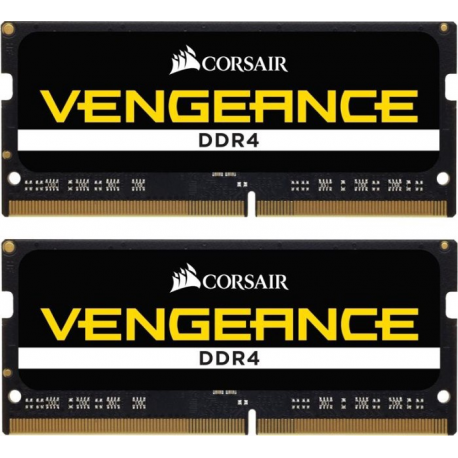 CORSAIR Vengeance - DDR4 - kit - 16 GB: 2 x 8 GB - SO-DIMM 260-pin - 2933 MHz  /  PC4-23400 - CL19 - 1.2 V - unbuffered - non-ECC - 1