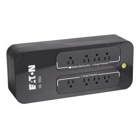 Eaton 3S 550 - UPS - AC 220-240 V - 330 Watt - 550 VA - 1-phase - USB - output connectors: 8 - 3