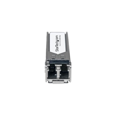 StarTech.com HPE J9150D Compatible SFP+ Module, 10GBASE-SR, 10GbE Multi Mode Fiber Optic Transceiver, 10GE Gigabit Ethernet SFP+, LC Connector, 300m, 850nm, DDM, HPE FlexFabric, 6120XG, 6120G - Lifetime Warranty (J9150D-ST) - SFP+ transceiver module (equivalent to: HP J9150D) - 10 GigE - 10GBase-SR - LC multi-mode - up to 300 m - 850 nm - for HPE Aruba 2930F 12, 2930F 8G, 2930M 40, 6300, 6405 48, 6405 96, 64XX, 72XX, 83XX; CX 8360 - 1