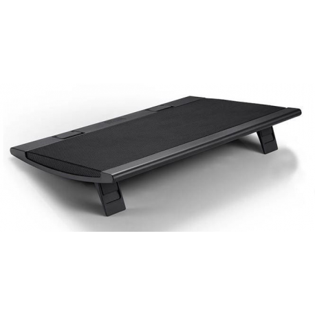 Deepcool WIND PAL FS - Notebook stand - with 2 cooling fans, 2-port USB hub - black - 2