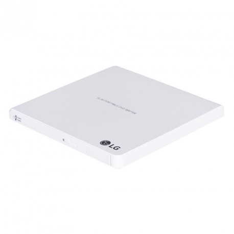 LG GP57EW40 - Disk drive - DVD±RW (±R DL) / DVD-RAM - 8x / 8x / 5x - USB 2.0 - external - white - 1