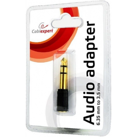 Cablexpert - Audio adaptor - stereo jack male to mini jack female - black - 2