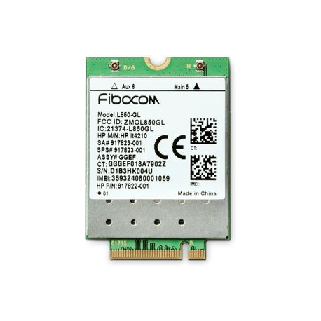 HP XMM 7360 - Wireless cellular modem - 4G LTE - M.2 Card - 150 Mbps - for (for WWAN Ready configurations): EliteBook 735 G6, 745 G5, 745 G6, 83X G7, 83X G8, 840r G4, 84X G7, 84X G8, 850 G6, 85X G7, 85X G8; ProBook 430 G8, 44X G8, 45X G8, 640 G5, 650 G5; Spectre x360; ZBook 14u G6, 15 G6, 15u G6, 17 G6; ZBook Firefly 15 G7, 15 G8; ZBook Fury 15 G8, 17 G8 - 1